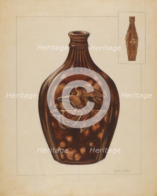 Flask, 1936. Creator: John Fisk.