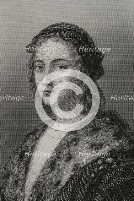 Raphael, (1483-1520), Italian Renaissance artist, 1856. Creator: Charles Geoffroy.