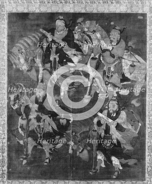 Four Deities with Horses. Creator: Unidentified.