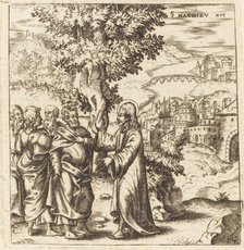 Christ Admonishes His Disciples, probably c. 1576/1580. Creator: Leonard Gaultier.