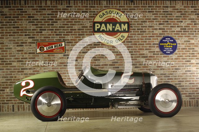 MILLER 122 supercharged 1923. Artist: Simon Clay.