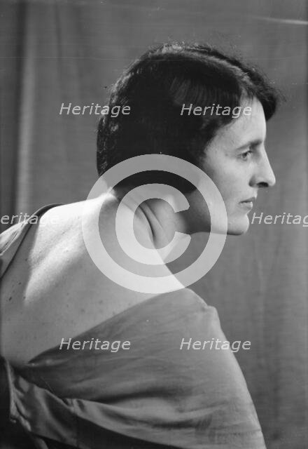 Powell, Mrs., portrait photograph, 1924 Creator: Arnold Genthe.