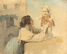 The first steps, n.d., c1820-1860. Creator: Ernst Meyer.