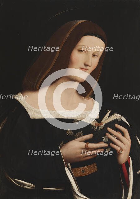 Portrait of a Young Woman as a Saint, c1510-1520. Creator: Amico Aspertini.