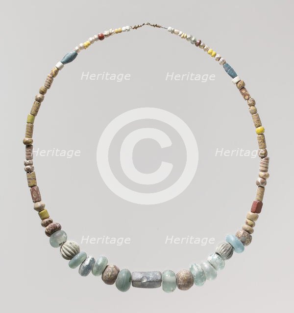 Beaded Necklace, Frankish, early 6th century. Creator: Unknown.