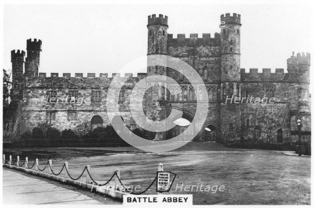 Great Gatehouse, Battle Abbey, East Sussex, 1937. Artist: Unknown