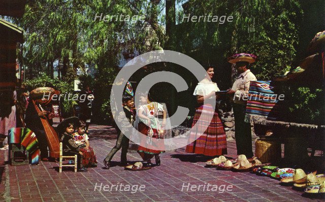 Olvera Street, Los Angeles, California, USA, 1953. Artist: Unknown
