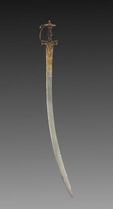 Tulwar Sword, 1700s. Creator: Unknown.