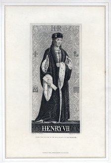 Henry VII of England, (19th century).Artist: T Brown