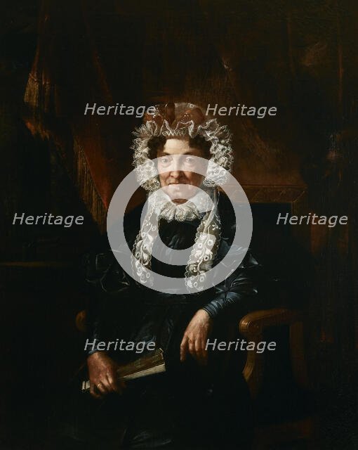 Portrait of Barbara Brodowicz, 1834. Creator: Rafal Hadziewicz.