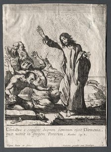 The Miracles of Jesus Christ: Christ Delivering the Possessed. Creator: Claude Vignon (French, 1593-1670).