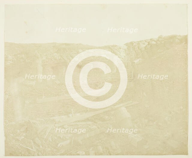 Mortar Battery, 1855. Creator: James Robertson.