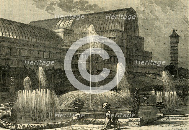 'The Crystal Palace, from the South', (c1878). Creator: Unknown.