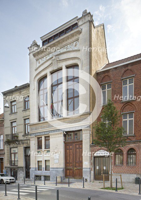 Ecole Josaphat, facing 30 Rue de la Ruche, (1907), c2014-2017. Artist: Alan John Ainsworth.