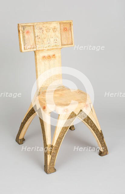 Eiffel Tower Chair, France, 1902. Creator: Carlo Bugatti.