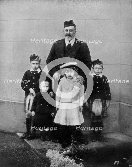 'The Late King and Some of His Grandchildren', c19102-1910 (1910). Artist: Unknown