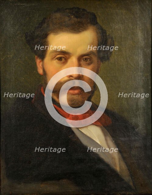 Portrait of Gaetano dell'Acqua, 1851. Creator: Consoni, Nicola (1814-1884).