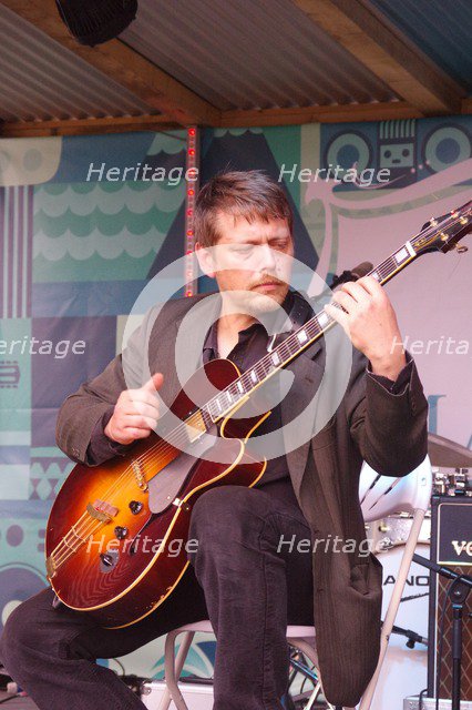 Nigel Price, Love Supreme Jazz Festival, Glynde Place, East Sussex, 2014.   Artist: Brian O'Connor.