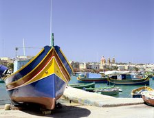 Marsaxlokk harbour, Malta