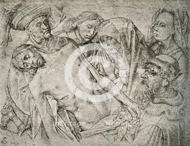 'Drawing after the Deposition from the Cross', c1460-1480, (1908). Creator: Hugo van der Goes.