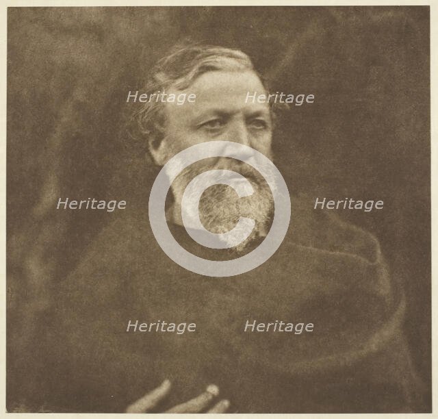 Robert Browning, 1865, printed 1875. Creator: Julia Margaret Cameron.
