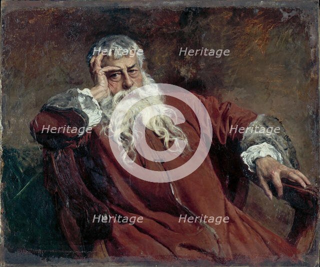 Self-portrait, 1889. Creator: Meissonier, Ernest Jean Louis (1815-1891).