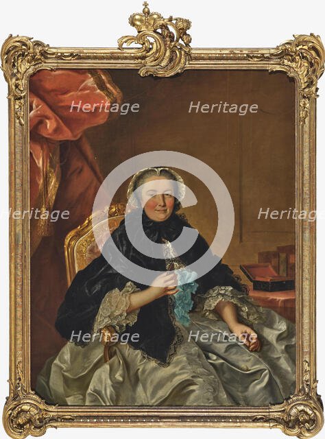 Countess Palatine Caroline of Nassau-Saarbrücken (1704-1774). Creator: Tischbein, Johann Heinrich, the Elder (1722-1789).