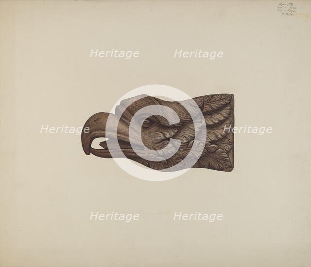 Eagle: Billethead, 1935/1942. Creator: Robert Pohle.