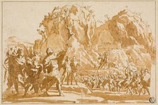 Siege of Jericho, n.d. Creator: Giovanni Francesco Grimaldi.