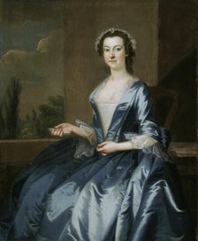 Portrait of a woman, 1749/52. Creator: John Wollaston.