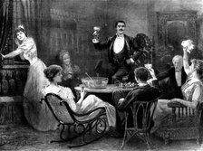 Seeing the New Year in, 1898. Creator: Unknown.