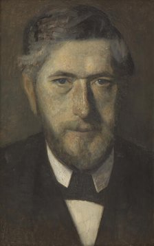 Jens Ferdinand Willumsen. Study for Five Portraits, 1901. Creator: Vilhelm Hammershøi.