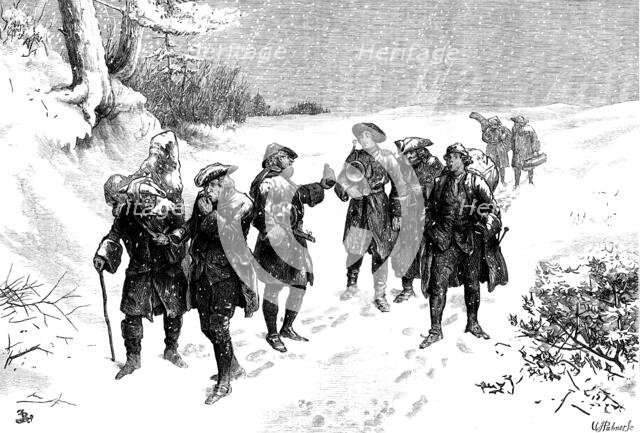 Going to the Dance, drawn by F. Barnard, 1871. Creator: William James Palmer.