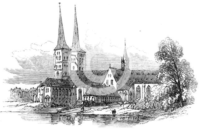 Lübeck: the Cathedral, 1864. Creator: Unknown.