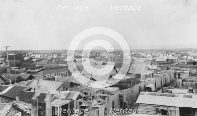 A group of homes, between c1900 and 1916. Creator: Unknown.