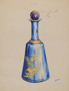 Bottle, c. 1936. Creator: Charles Moss.