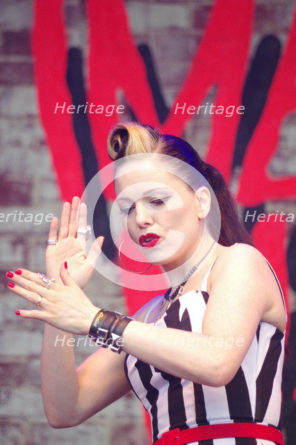 Imelda May, Love Supreme Jazz Festival, Glynde Place, East Sussex, 2014.  Artist: Brian O'Connor.