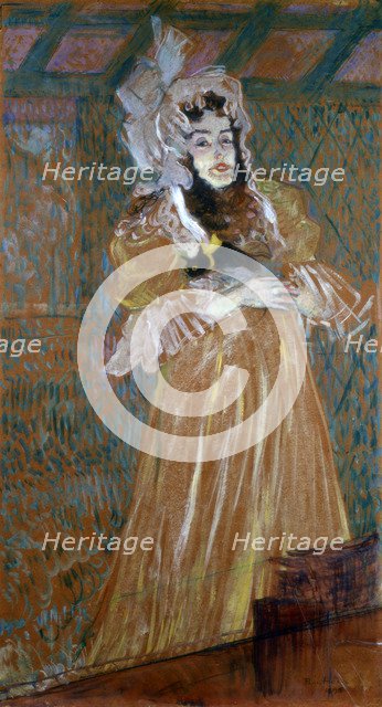 'Portrait of Miss May Belfort', 1895. Artist: Henri de Toulouse-Lautrec