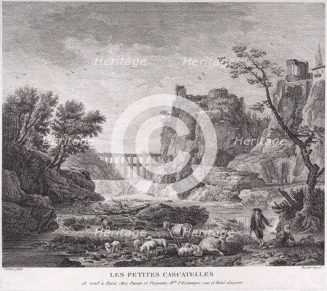 The Little Waterfalls, ca. 1740-1800. Creator: Pierre François Basan.