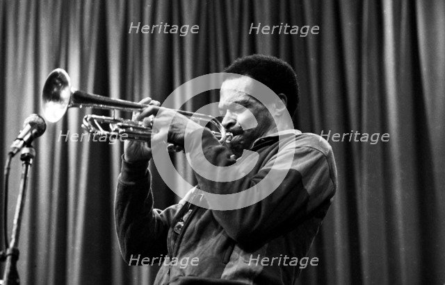 Woody Shaw, Shaw Theatre, London, Mar 1985.  Artist: Brian O'Connor.