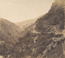 On the Road to Watersmeet, near Lynton, North Devon, 1856. Creator: Arthur Julius Pollock.