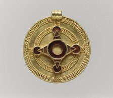 Pendant, Anglo-Saxon, early 600s. Creator: Unknown.