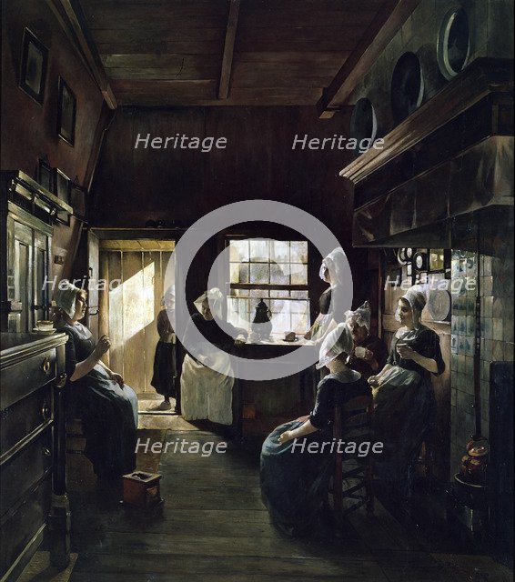 'Conversation', 1888.  Artist: Paul Weimar