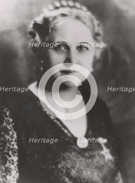 Minna Moscherosch Schmidt, German-born businesswoman, 1933. Artist: Unknown