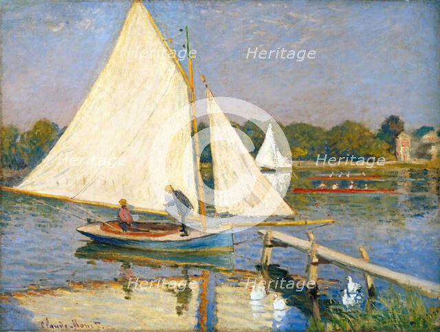 Canotiers à Argenteuil, 1874. Creator: Monet, Claude (1840-1926).