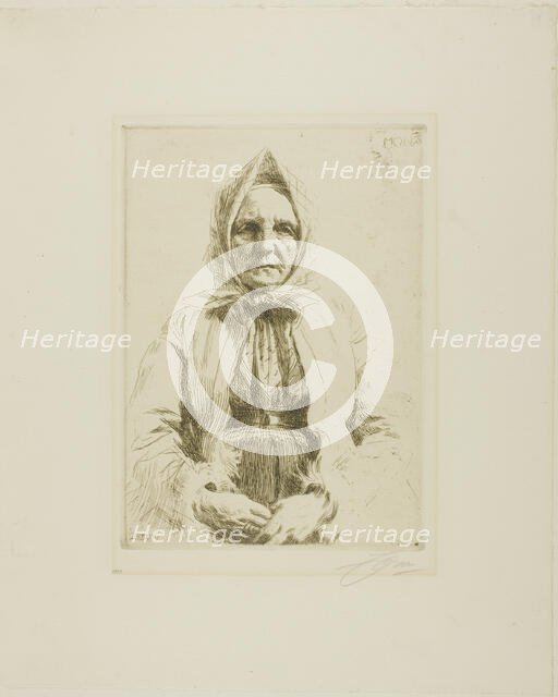 Mona, 1911. Creator: Anders Leonard Zorn.