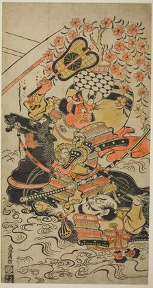 A Battle in Mid-Stream, c. 1705/10. Creator: Torii Kiyonobu I.