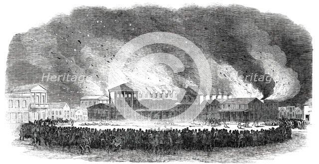 Destructive Fire at San Francisco - 400 Buildings Burnt, 1850. Creator: Unknown.