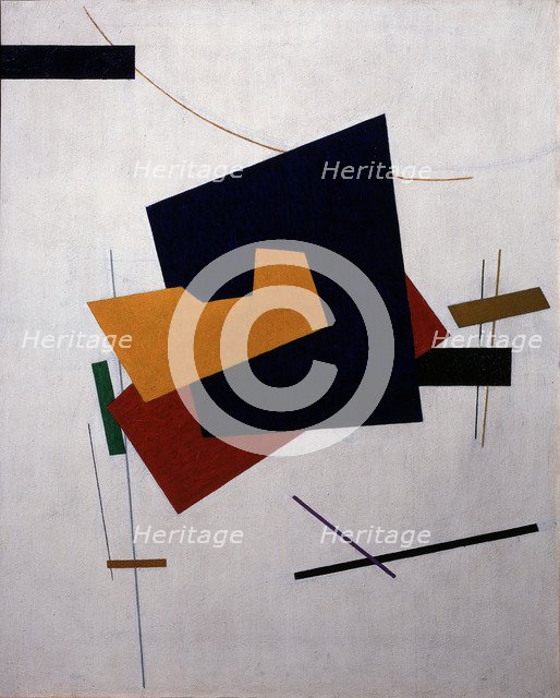 Suprematism, before 1916. Artist: Klyun, Ivan Vassilyevich (1873-1942)