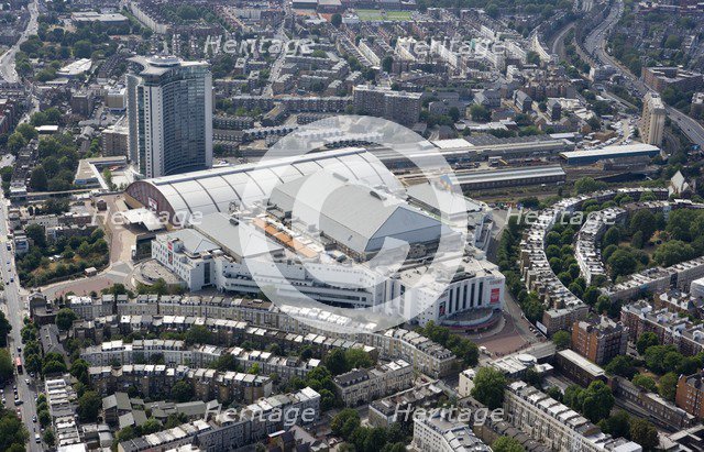 Aerial view of Earls Court Exhibition Centre, London, 2006. Artist: Historic England Staff Photographer.